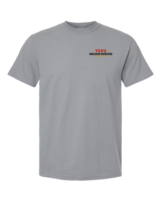Ted's Smashin Burgers Smash Hard Comfort Color Premium T-Shirt